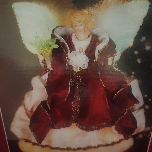 St. Nicholas Square Angel Tree Topper Multi Color New In Box - Picture 10 of 12